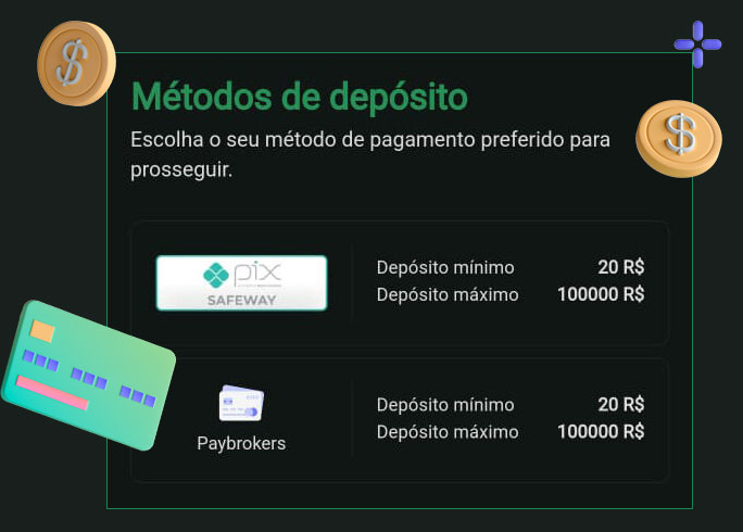 O cassino 9Z Betbet oferece uma grande variedade de métodos de pagamento